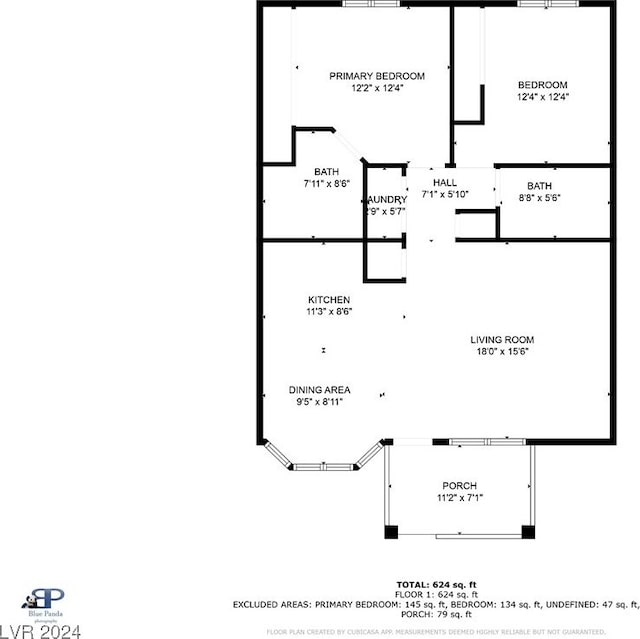 845 Mesquite Springs Dr Unit 101, Mesquite, NV 89027 - floor plan