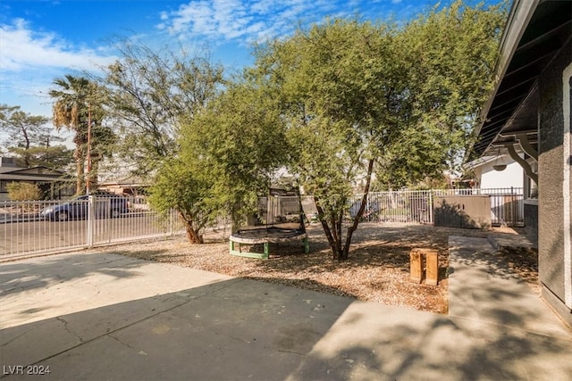 view of yard with a patio