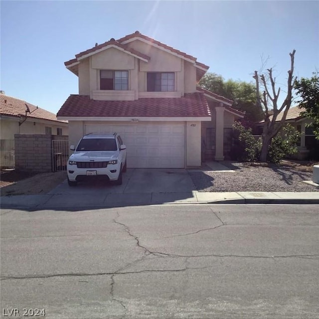 front facade featuring a garage