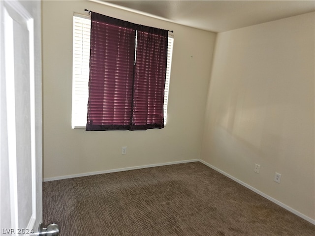 carpeted spare room with a healthy amount of sunlight