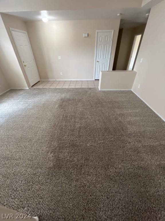 empty room with light carpet