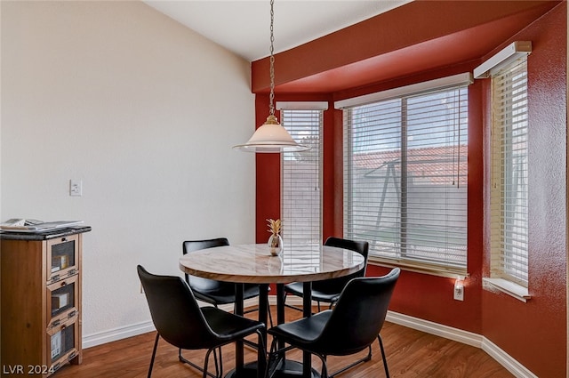 dining room featuring hardwood / wood-style floors