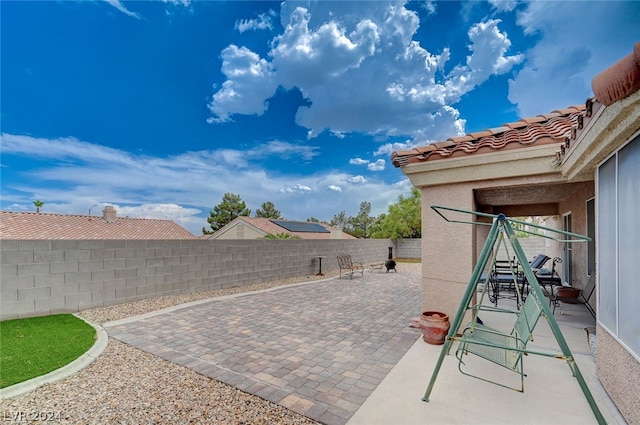 exterior space featuring a patio