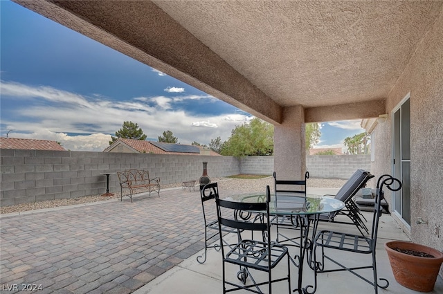 view of patio