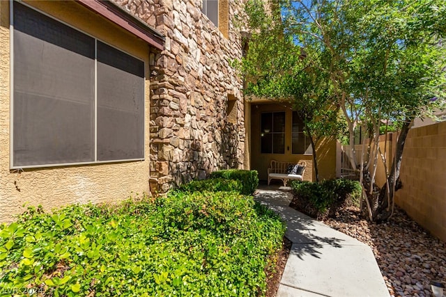 view of property entrance