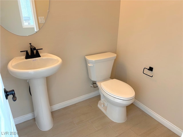 bathroom with toilet