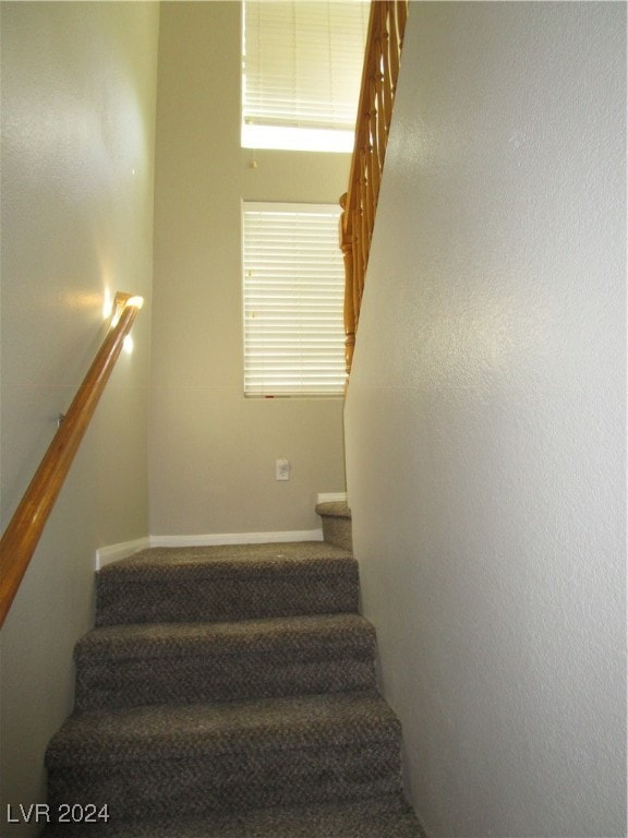 view of stairs