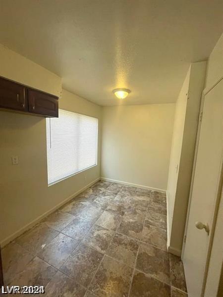 view of unfurnished dining area