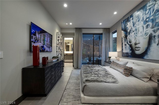 bedroom featuring ensuite bathroom