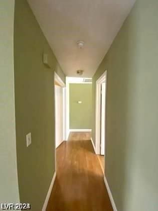 hallway with baseboards