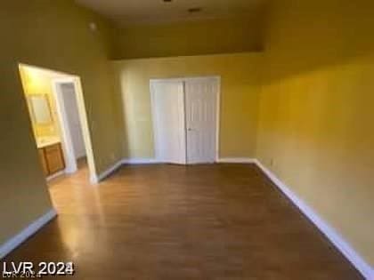 interior space featuring baseboards