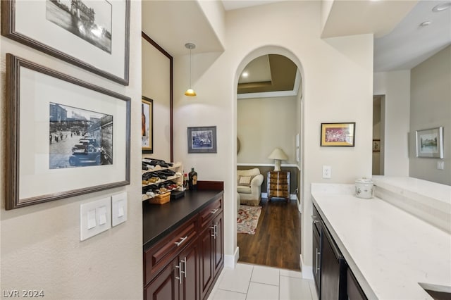 interior space featuring hardwood / wood-style floors