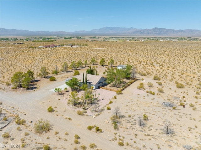 aerial view featuring a mountain view