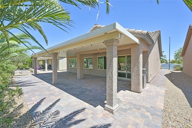 exterior space featuring a patio area