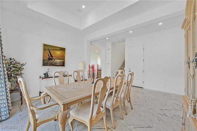 view of dining area