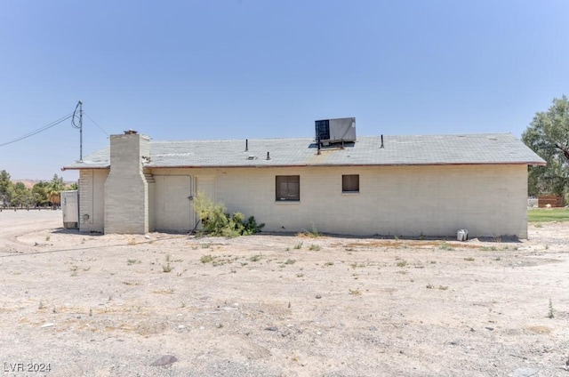 view of rear view of property