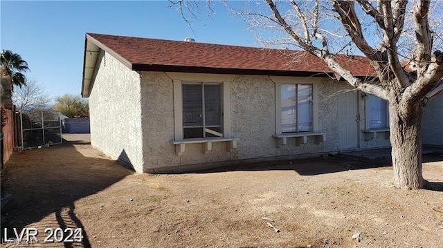 view of back of property