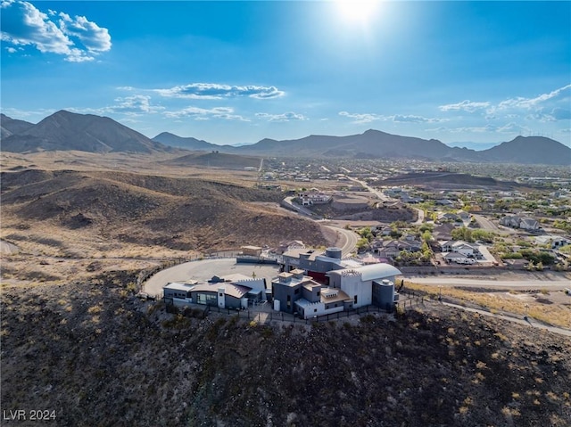 view of mountain feature featuring a residential view