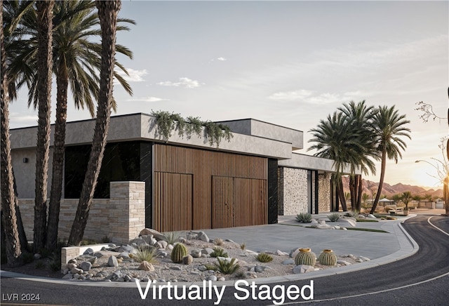 19 Vintage Ct, Las Vegas, NV 89113 - view of property with curved driveway