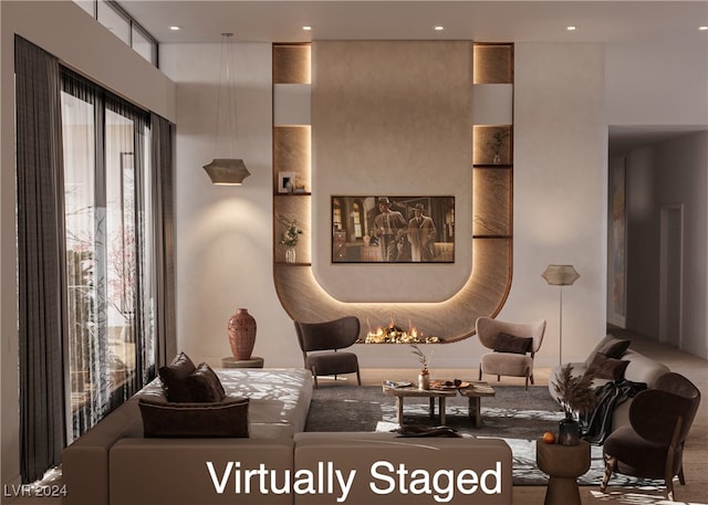 19 Vintage Ct, Las Vegas, NV 89113 - living area with recessed lighting