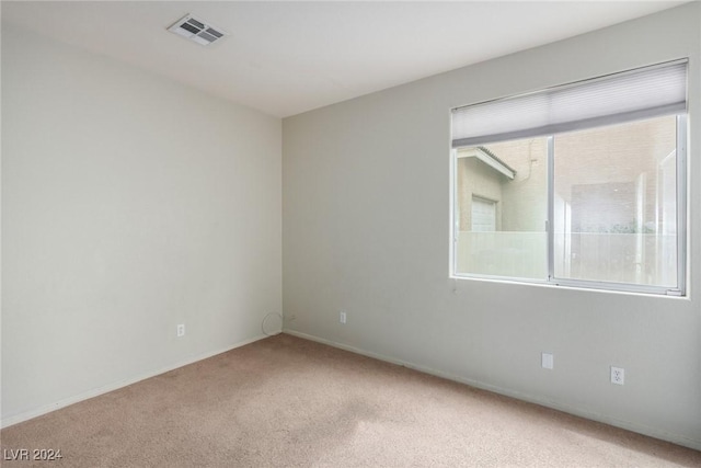 carpeted spare room with a healthy amount of sunlight