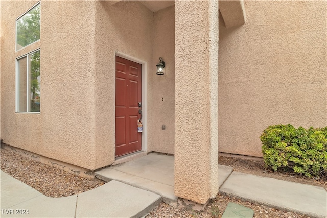 view of entrance to property