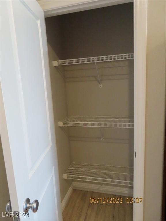 view of closet