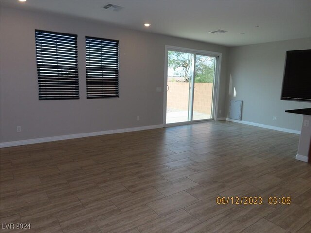 view of unfurnished living room