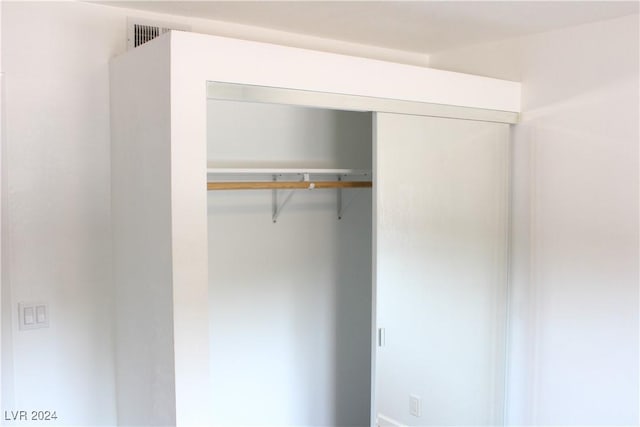 view of closet