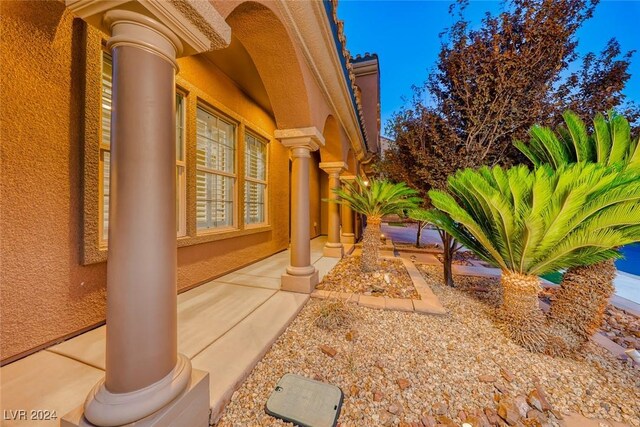 view of yard with a patio