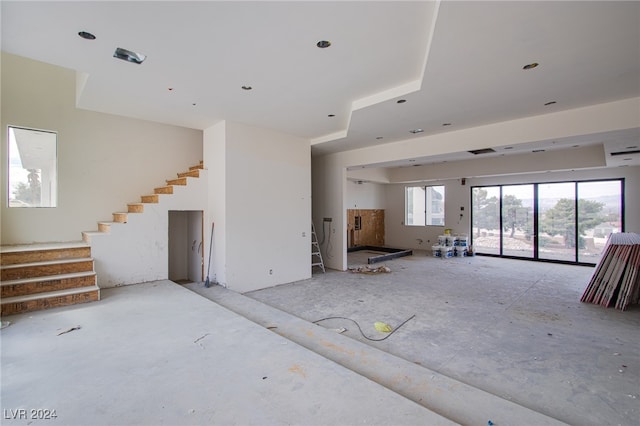 view of unfurnished living room