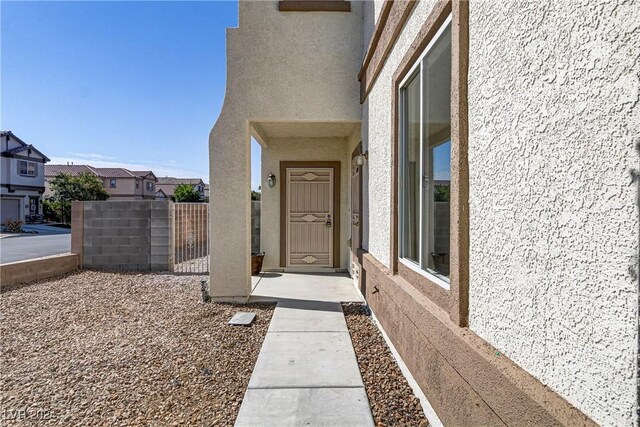 view of entrance to property