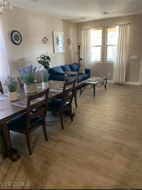 interior space featuring light wood-type flooring