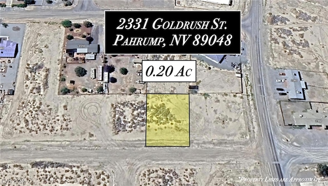 2331 E Goldrush St, Pahrump NV, 89048 land for sale