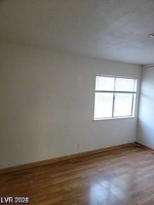 empty room with wood-type flooring