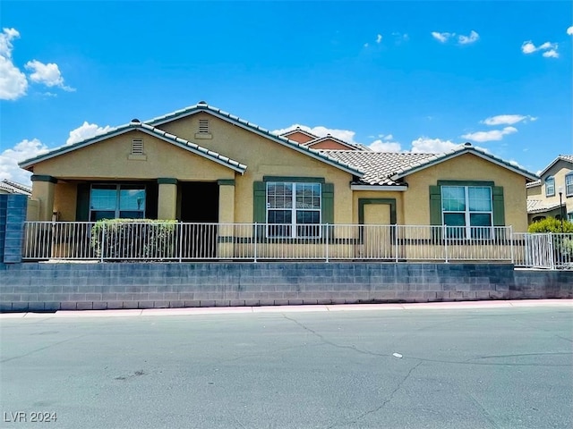 view of ranch-style home