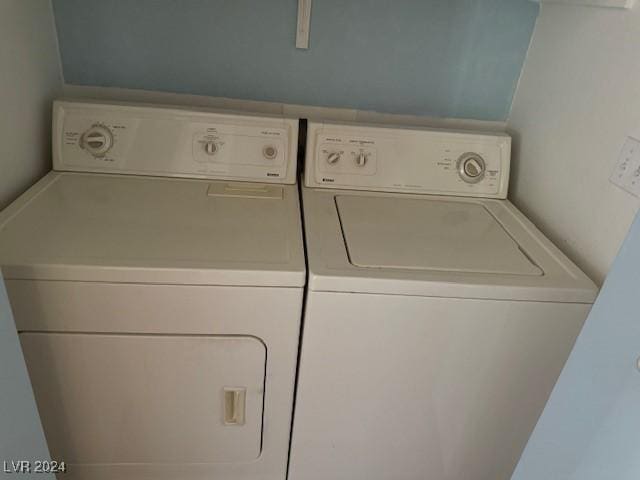 laundry area featuring separate washer and dryer