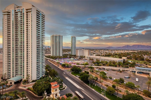 city view featuring a mountain view