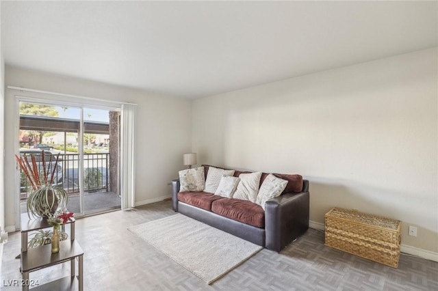 5185 Indian River Dr Unit 225, Las Vegas, NV 89103 - living room featuring baseboards