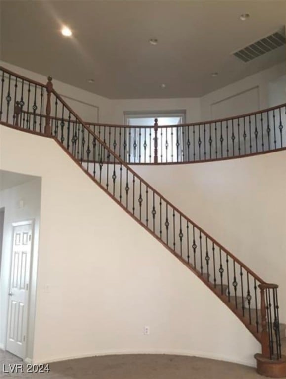 view of staircase