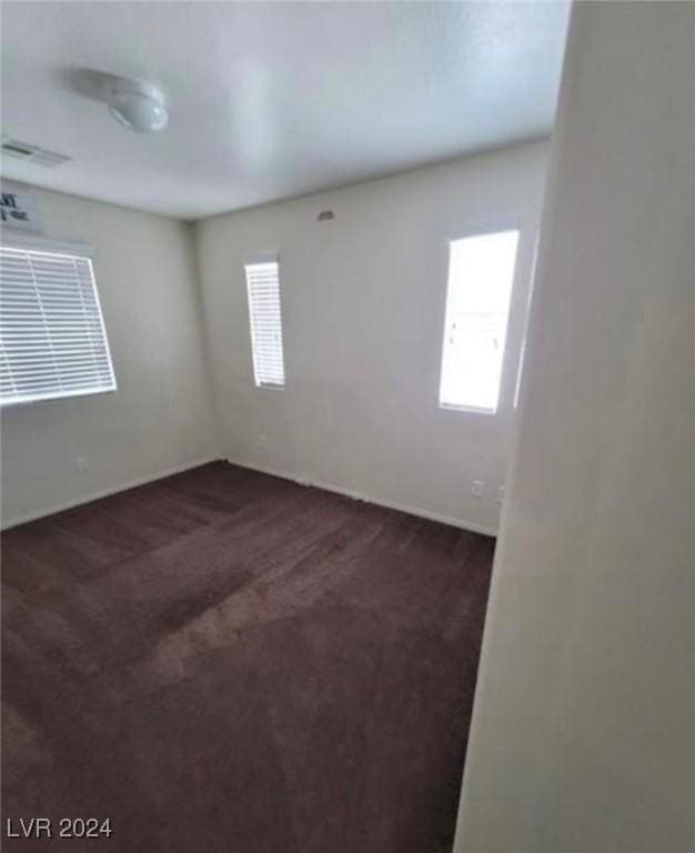 carpeted spare room with a wealth of natural light