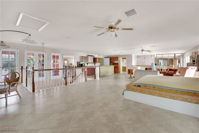 view of tiled bedroom