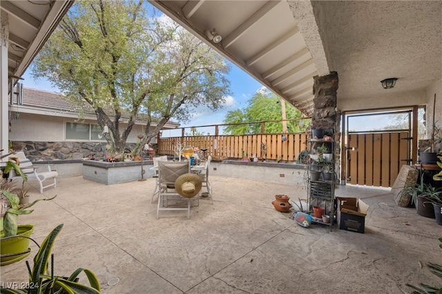 view of patio