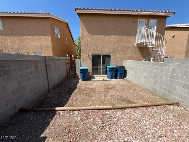 view of rear view of property