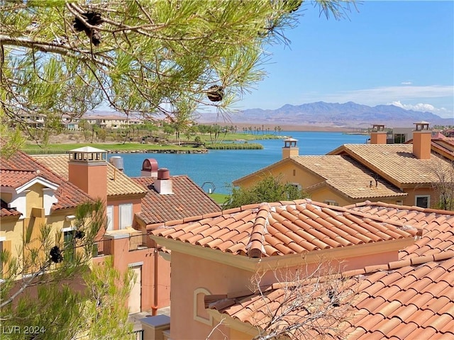 30 Strada Di Villaggio 204, Henderson, NV 89011 - water view featuring a mountain backdrop