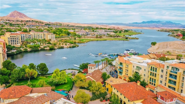 30 Strada Di Villaggio 204, Henderson, NV 89011 - drone / aerial view of a water and mountain view
