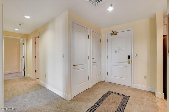30 Strada Di Villaggio 204, Henderson, NV 89011 - foyer entrance featuring light colored carpet and recessed lighting