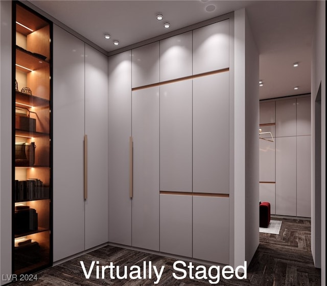 closet featuring elevator