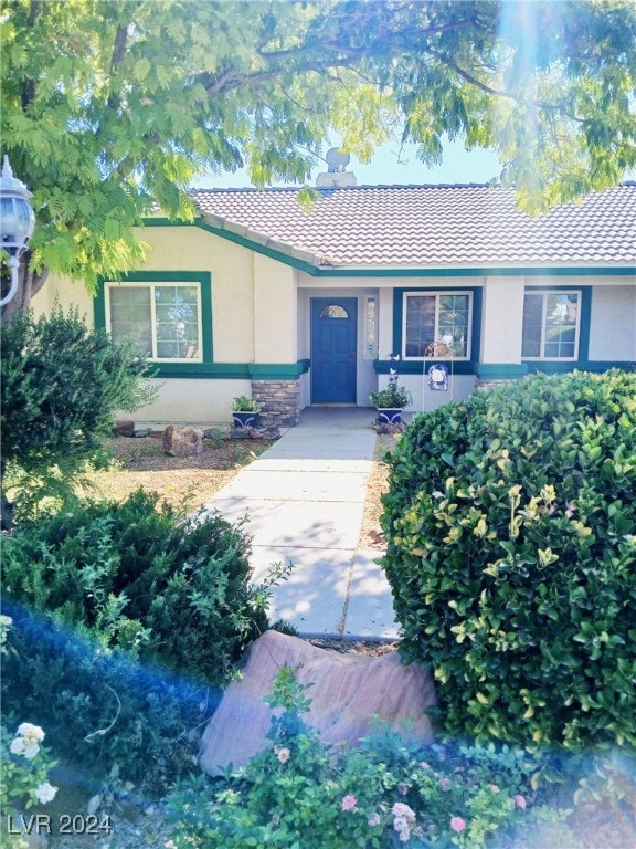 view of ranch-style home