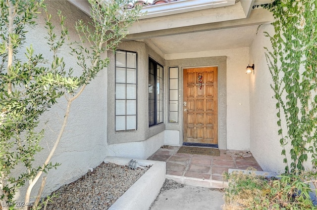 view of property entrance